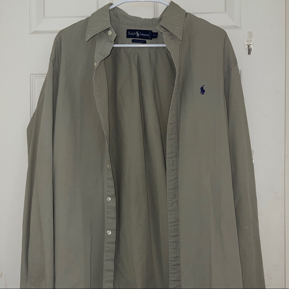 RALPH LAUREN LONG-SLEEVE BUTTON UP